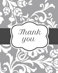 Thank You Cards Printable Piece Of Home