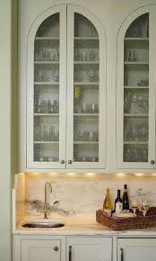 Kitchen Cabinets With Wire Mesh Grille