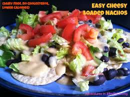To lower your cholesterol, you can actually eat more of certain foods. Easy Cheesy Loaded Nachos Dairy Free No Cholesterol Lower Calories Adventures In Mindful Living