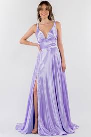 regal purple prom dress
