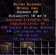 les crafted items diablo ii judgehype