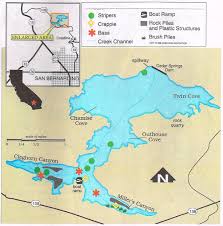 2017 Silverwood Lake Fishing Report And Map Also Public