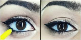 perfect cat eye with liquid liner