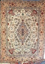 beautiful period kashan rug c1900