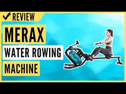 merax water rowing machine fitness
