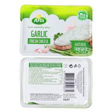 arla cream cheese garlic 150g