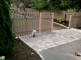 a removable wood fence section and gate