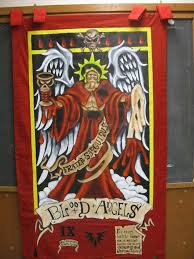 full sized blood angels chapter banner