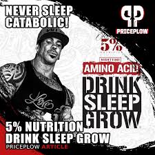 5 nutrition drink sleep grow never