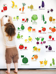 Kids Cartoon Vegetable Fruit Alphabet