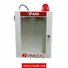 mild steel aed cabinet with siren alarm