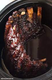 easy crock pot bbq ribs made in the