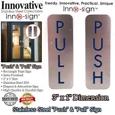 Retail Glass Door Sign Plate