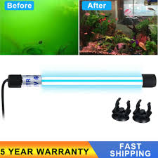 110v 11w Aquarium Submersible Uv Light Sterilizer Pond Fish Tank Germicidal Lamp Ebay