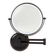 wall mounted 8 inch round led mirror