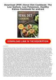 To obtain further plans you will need to purchase the book. Renal Diet Menu Plan