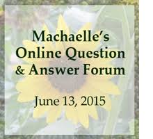 Machaelles Question Answer Forum June 2015 Perelandra