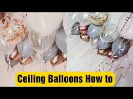 how to do ceiling balloons featuring