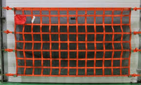 wall mounted loading dock nets for a