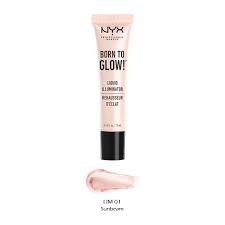 nyx professional makeup born to glow liquid illuminator mini gleam