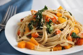 winter vegetable pasta with white wine