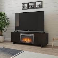 Electric Fireplace Tv Stand In Espresso