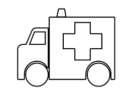 Kids use lego ambulances in their toys. Coloring Page Ambulance Free Printable Coloring Pages Img 22537