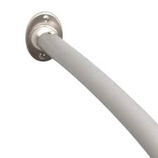 Bath Bliss Curved Wall Mount Shower Rod