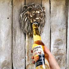 Beer Buddies Lion Wall Mounted Bottle