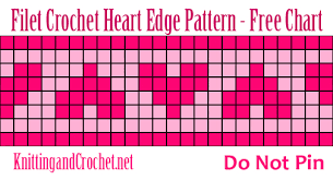 Free Crochet Heart Edge Patterns Knitting And Crochet