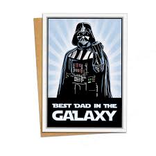 Download your free printable star wars father's day cards from mom for all seasons. Amazon Com Star Wars Dad Card Best Dad In The Galaxy Fathers Day Card A7 Size 5x7 Greeting Cards Handmade