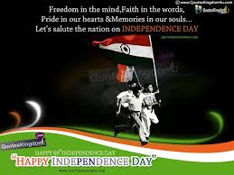 Write a small paragraph on Independence Day   in easy and simple     Bise World   th Independence Day of India     