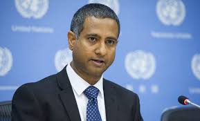Special Rapporteur on the situation of human rights in Iran Ahmed Shaheed. UN Photo/Amanda Voisard. Print. 14 April 2014 – A United Nations independent ... - 567878-ahmedshaheed