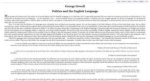 custom stylesheet for george orwell essay archive gavin wray before