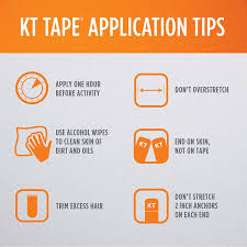 Kt Tape Original 20 Strip Cotton Precut Kinesiology Tape