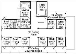 Horse Barn Plans With Living Quarters