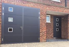 matching garage entrance doors from the