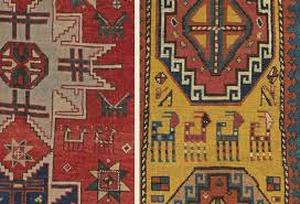 s birds in antique tribal rugs
