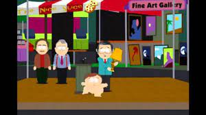 South Park - Cartman's invisibility power naked on stage - YouTube