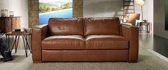 minorca sofa bed leather lounge