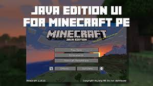 java edition ui for minecraft for