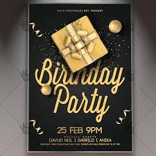 Birthday Party Flyer Psd Template