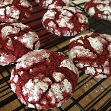 I am addicted to making cookies from cake mixes. Duncan Hines Red Velvet Crinkle Cookie 6 Tbsp Butter 1 Cup Powdered Sugar 1 Tsp Cor Cake Mix Cookie Bars Red Velvet Crinkle Cookies Devils Food Cake Mix Recipe