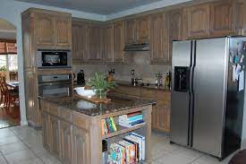 refinish dated oak cabinets flawless