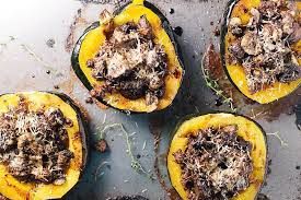 stuffed acorn squash with sausage and