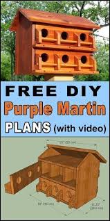 Purple Martin House Plans Free