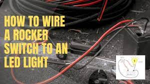 How To Wire A 3 Prong Rocker Switch To LED Lights - Basic Wiring for 12v  Accessories - YouTube