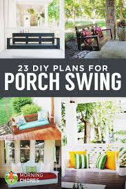 23 free diy porch swing plans ideas