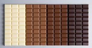 What are the 7 variations of chocolate?