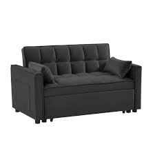 twin size velvet futon sofa bed